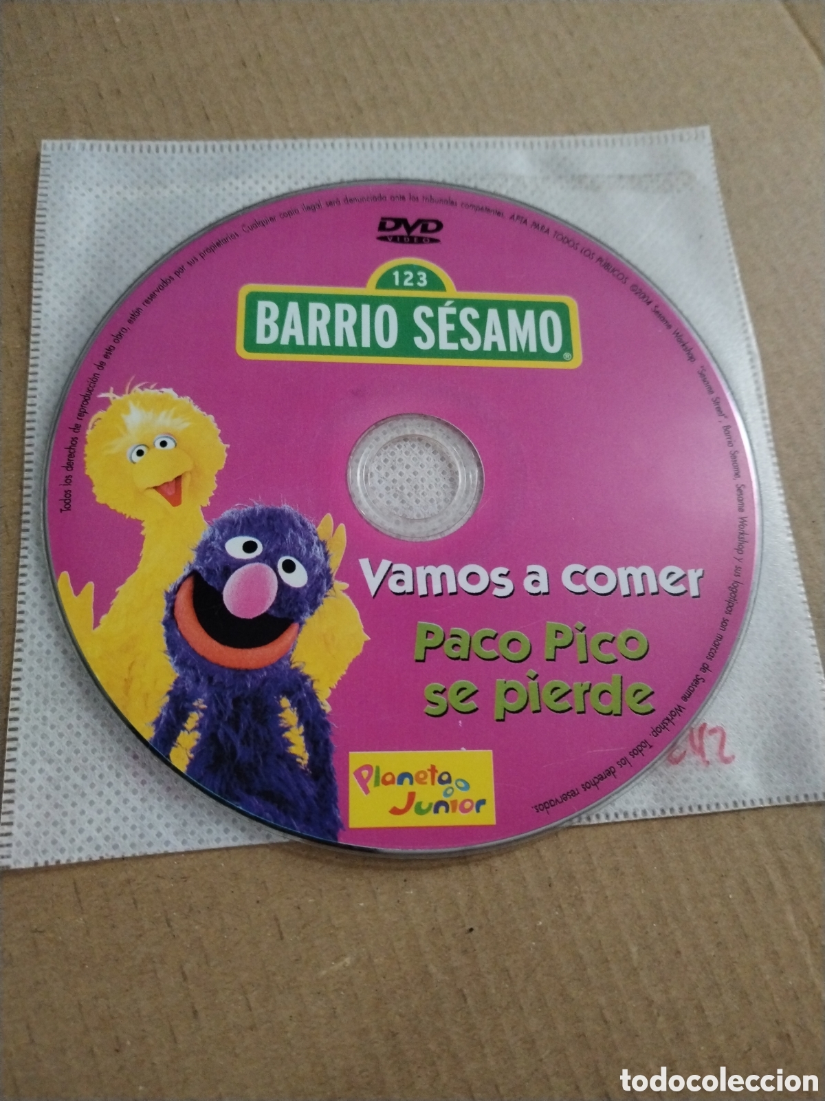 Cinema: BARRIO SESAMO. VAMOS A COMER. DVD.