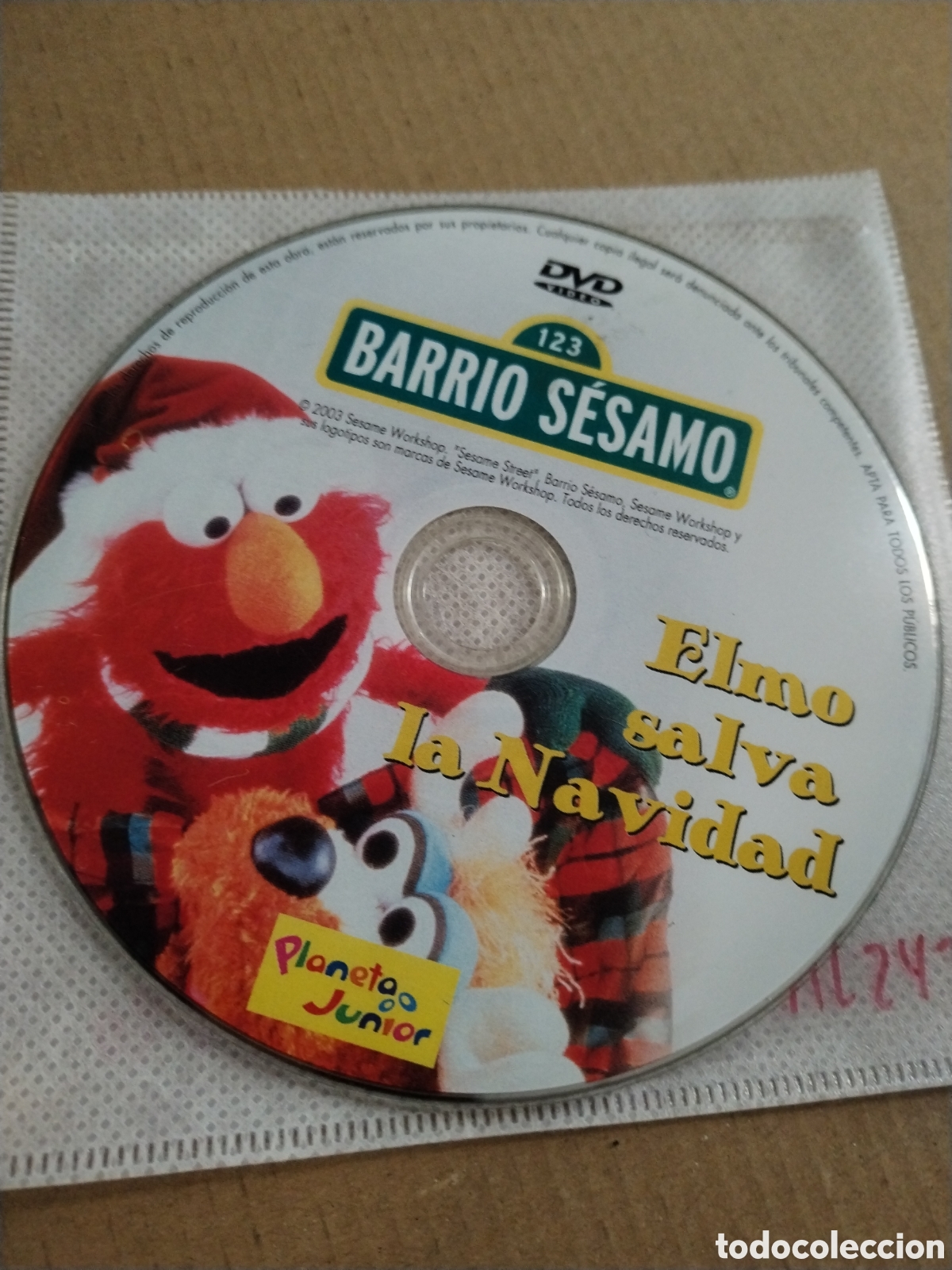 Cinema: BARRIO SESAMO. Elmo salva la Navidad. DVD.