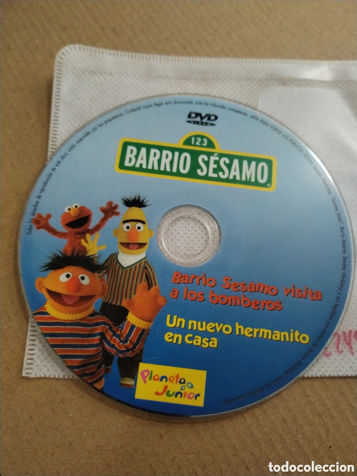 Cinema: BARRIO SESAMO. Barrio S&eacute;samo visita los bomveros. DVD.