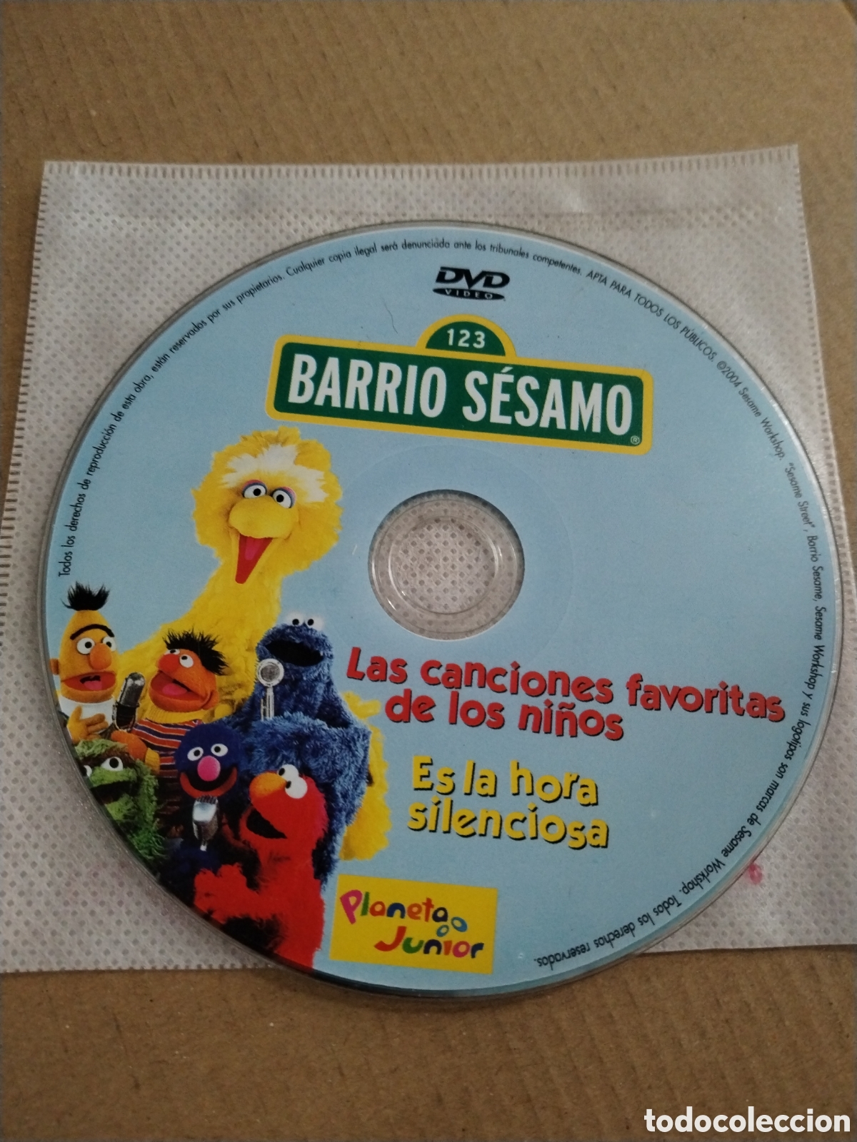 Cine: BARRIO SESAMO. Las canciones favoritos de los ni&ntilde;os. DVD.