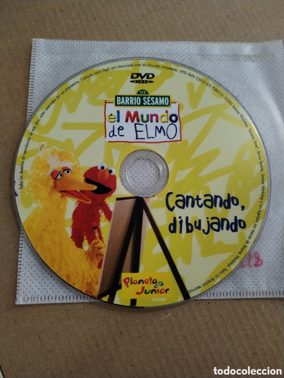 Cine: BARRIO SESAMO. Cantando dibujando. DVD.