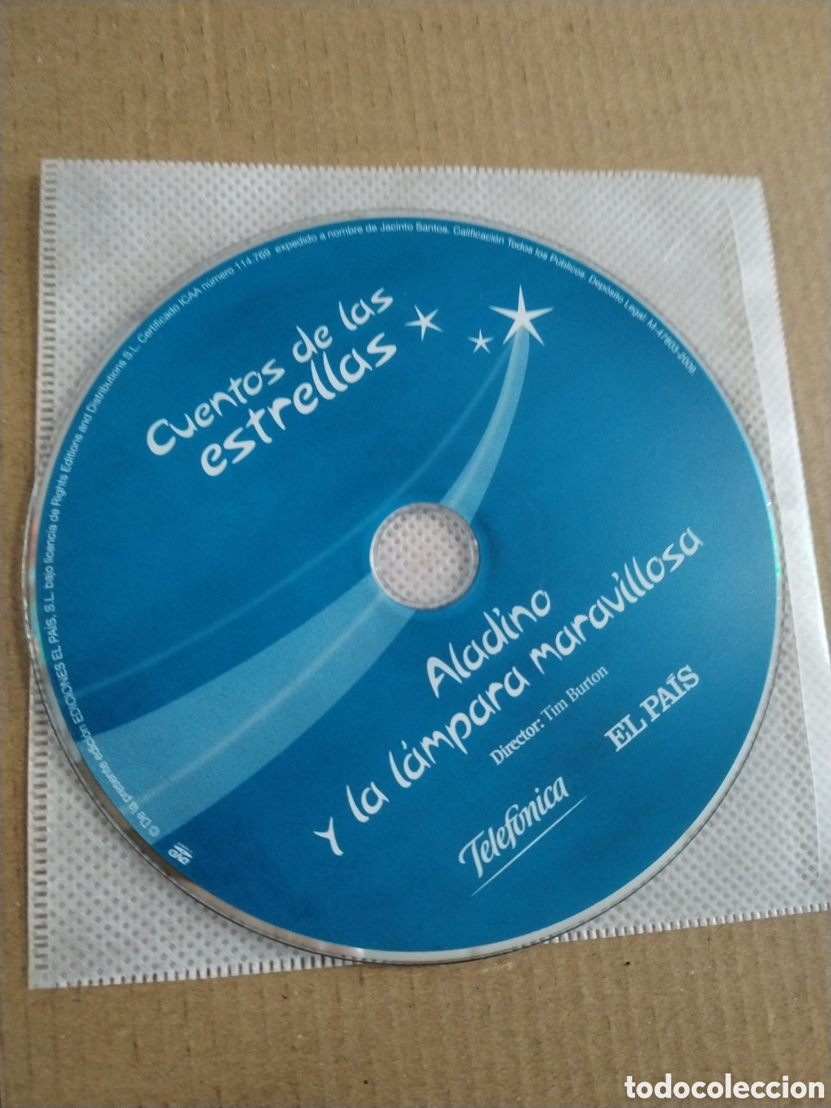 Kino: Cuentos de las estrellas. Aladino y la l&aacute;mpara maravillosa. DVD.