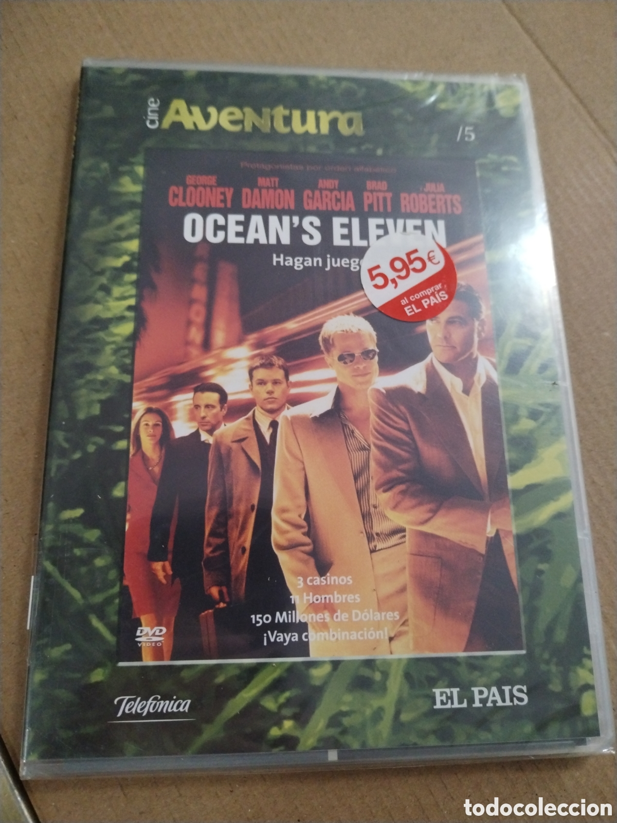 Cinema: OCEAN&acute;S ELEVEN. GEORGE CLOONEY. DVD. Precintado