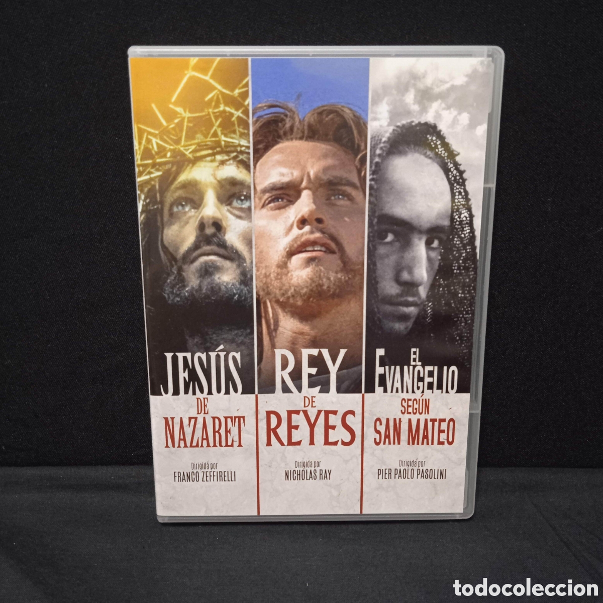 Cinema: 4xDVD 3 FILMS RELIGIOSOS - ZEFFIRELLI RAY PASOLINI - DIVISA #BLU6