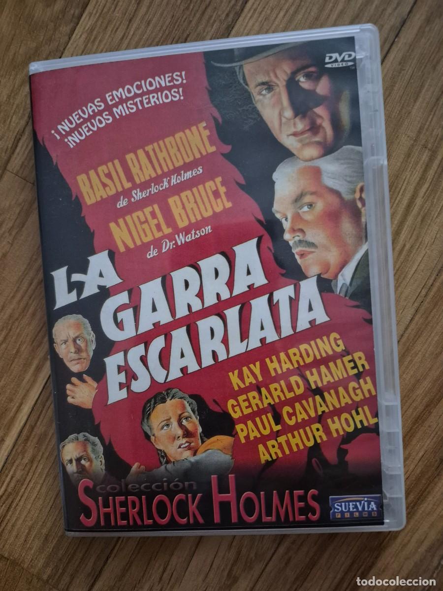 Cine: La garra escarlata, dvd Roy William Neil Basil Rathbone Nigel Bruce