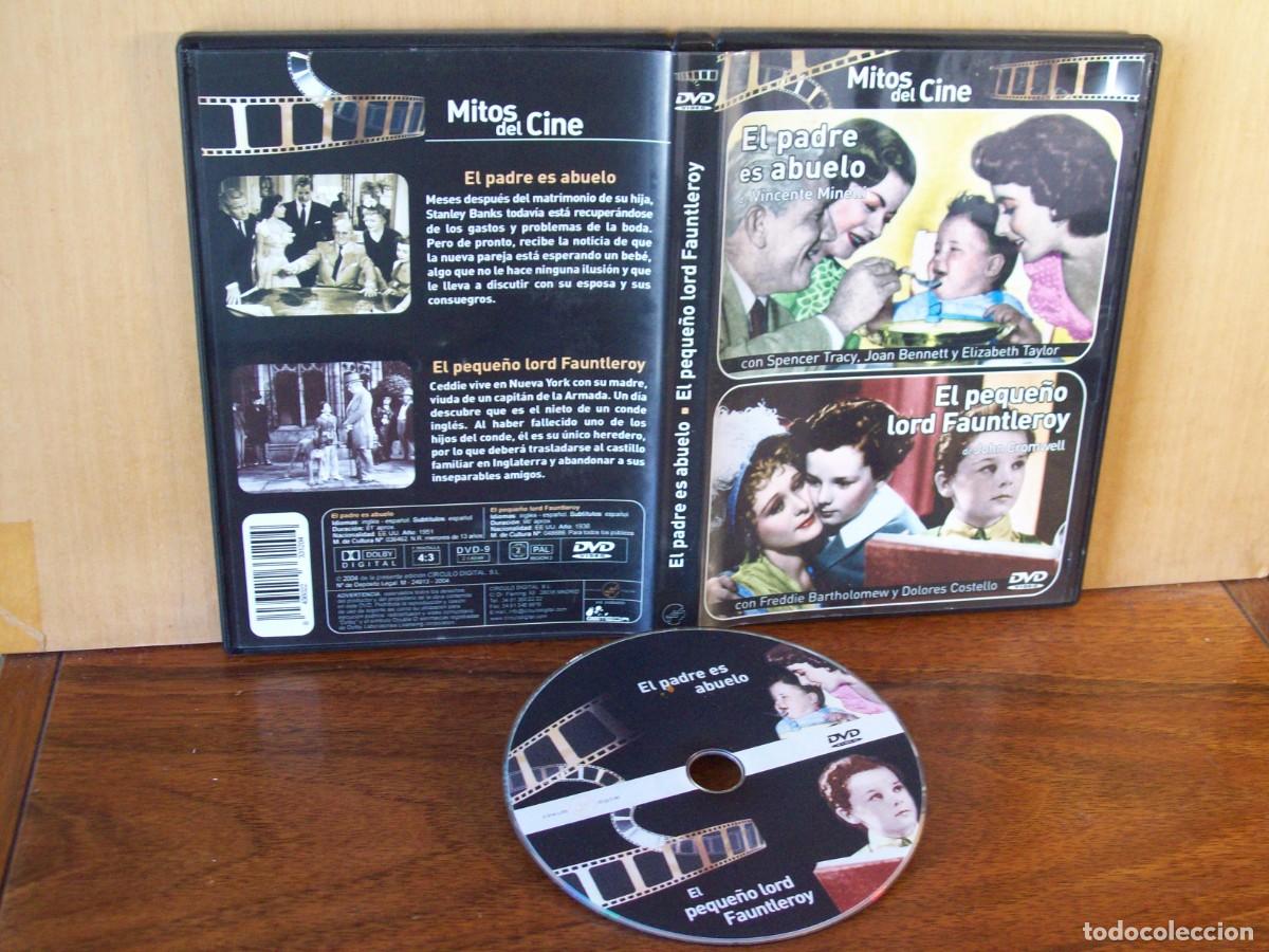 Cine: EL PADRE ES ABUELO - SPENCER TRACY + EL PEQUE&Ntilde;O LORD FAUNTLEROY - 2 PELICULAS EN 1 DVD EN B/N