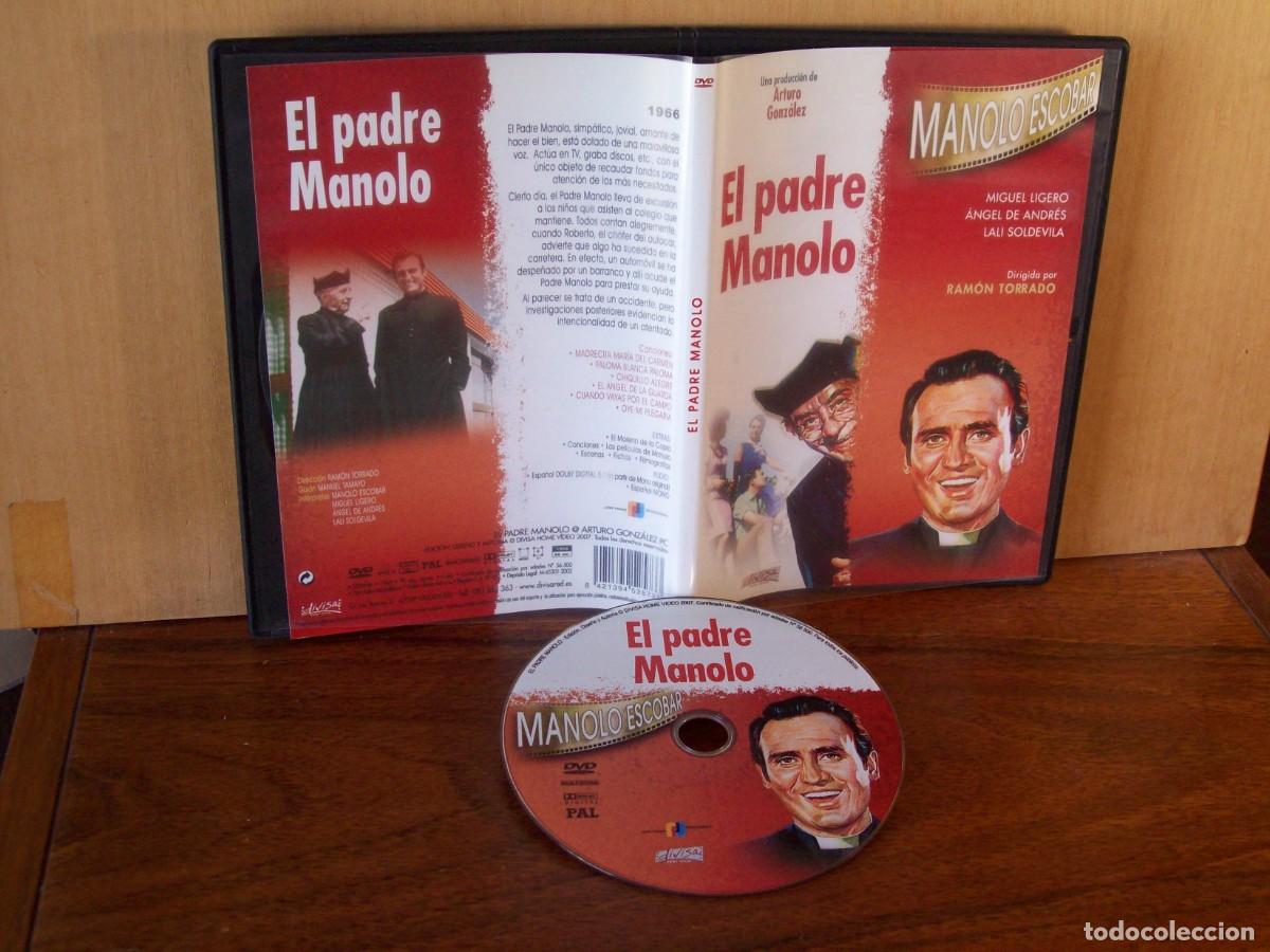 Cine: EL PADRE MANOLO - MANOLO ESCOBAR - ANGEL DE ANDRES - LALI SOLDEVILLA - DVD CAJA FINA