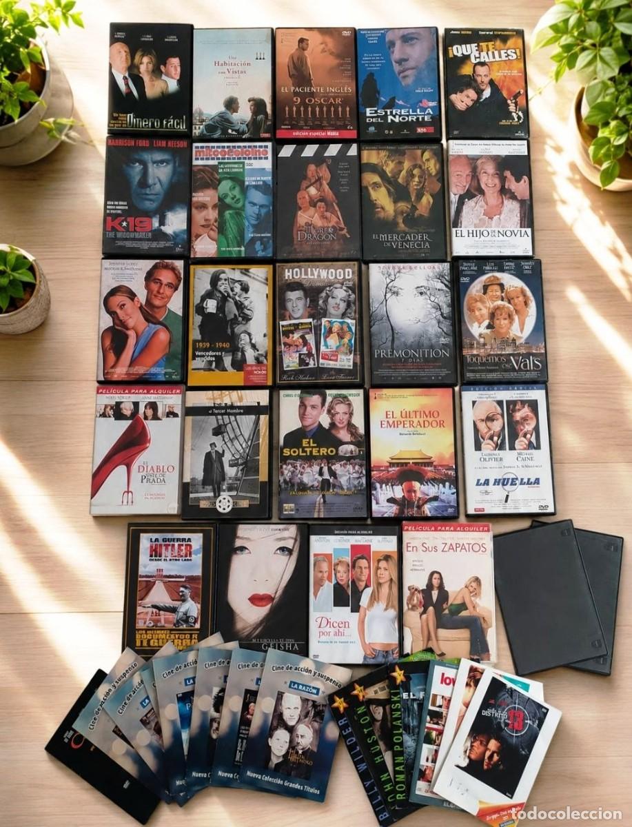 Cine: LOTE DE 38 PEL&Iacute;CULAS ORIGINALES + 2 CARCASAS VAC&Iacute;AS PERI&Oacute;DICOS LA RAZ&Oacute;N Y MUNDO LEER DESCRIPCI&Oacute;N