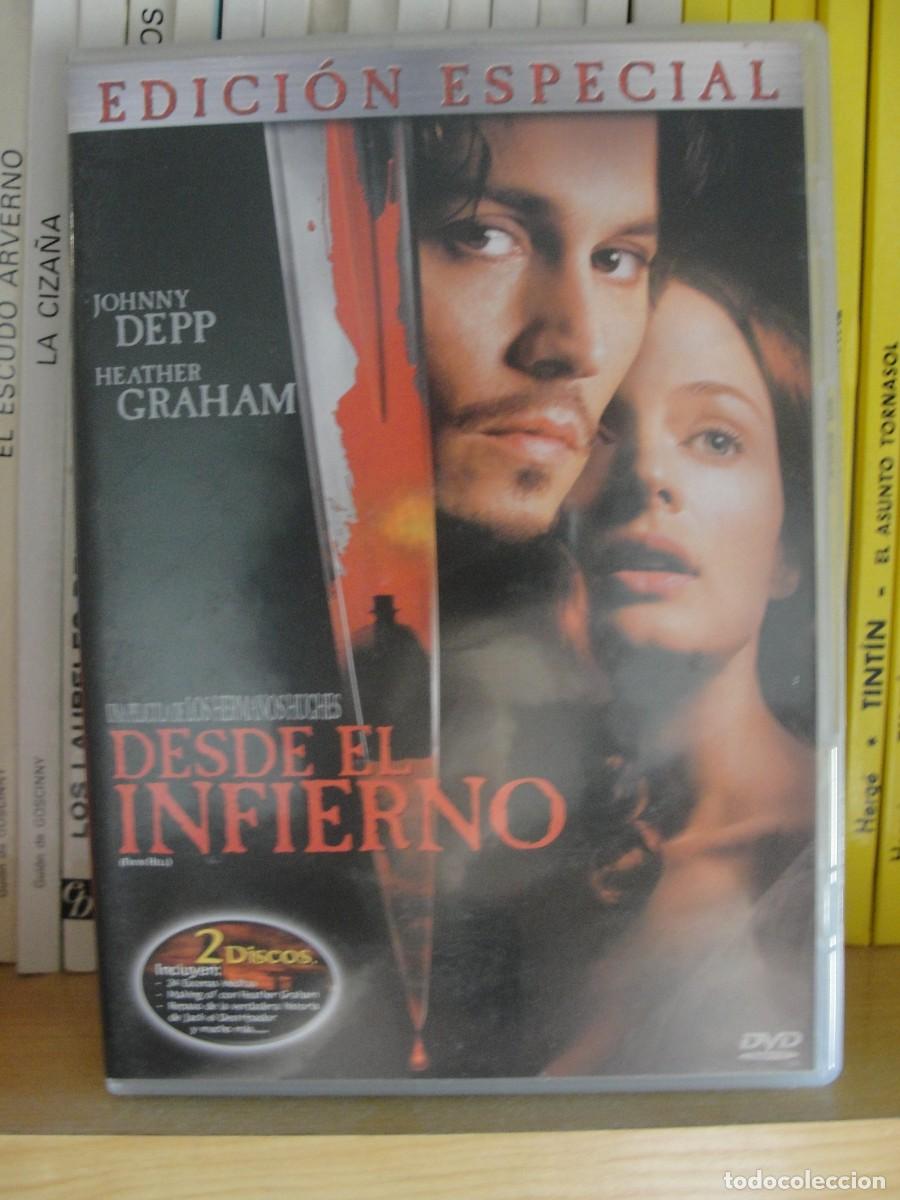 Cine: desde el infierno - jack el destripador / JOHNNY DEPP / DEEP - HEATHER GRAHAM - EDICION 2 DVDS