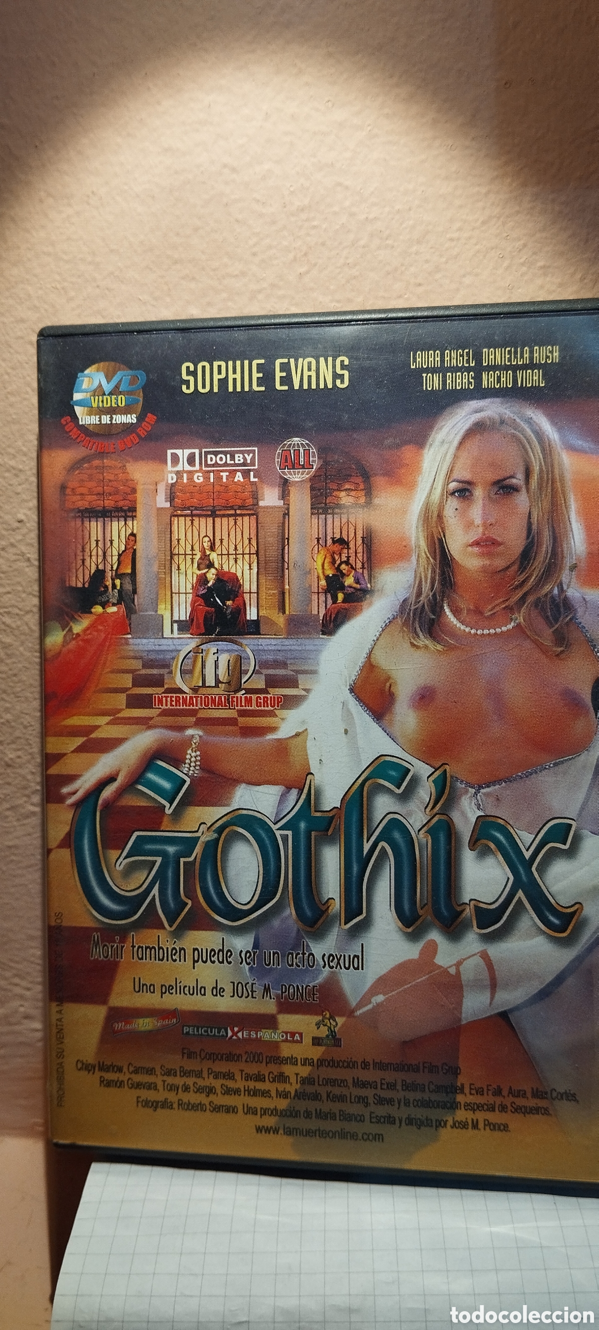 Cine: Gothix Sophie Evans dvd adultos