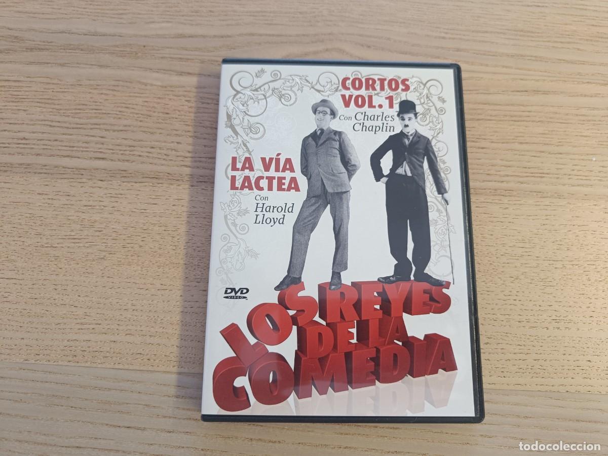 Cine: DVD Los reyes de la comedia. Cortos con Charles Chaplin. La V&iacute;a lactea con Harold Lloyd