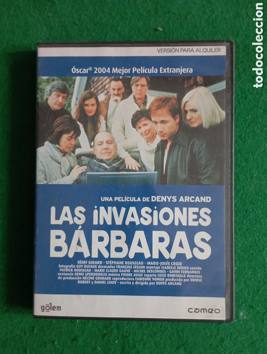 Cine: Pel&iacute;cula dvd cine de autor Denys Arcand &rdquo;Las invasiones B&aacute;rbaras&rdquo;