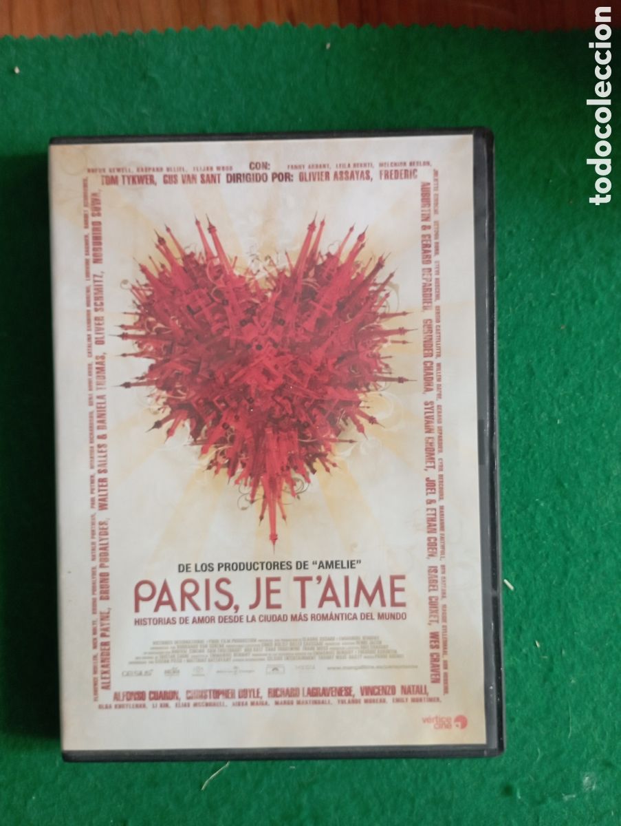 Cine: Pel&iacute;cula dvd cine de autor &rdquo;Paris, Je t&acute;aime&rdquo;
