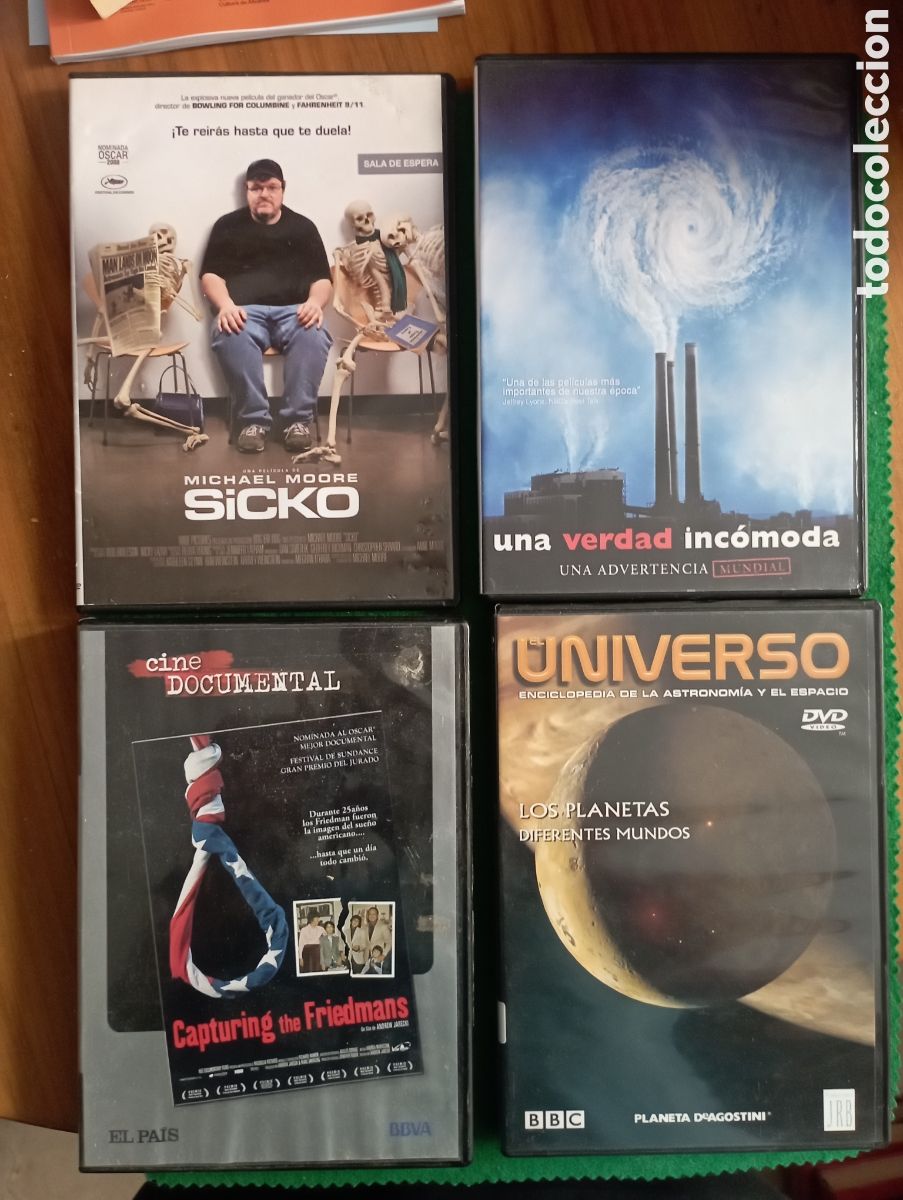 Cine: lote 4 Pel&iacute;cula dvd cine de autor Documentales