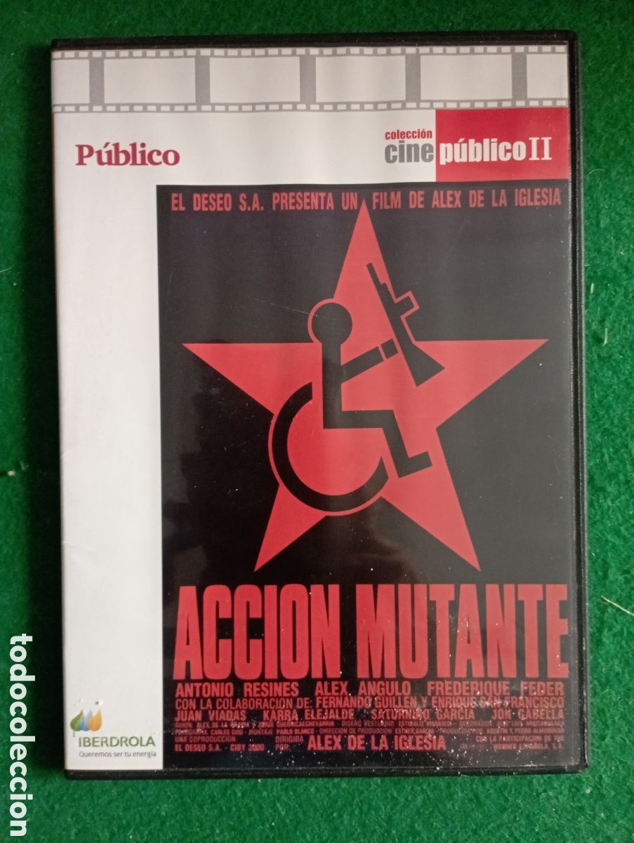 Cine: Pel&iacute;cula dvd cine de autor &rdquo;Acci&oacute;n mutante&rdquo; de Alex de la Iglesia