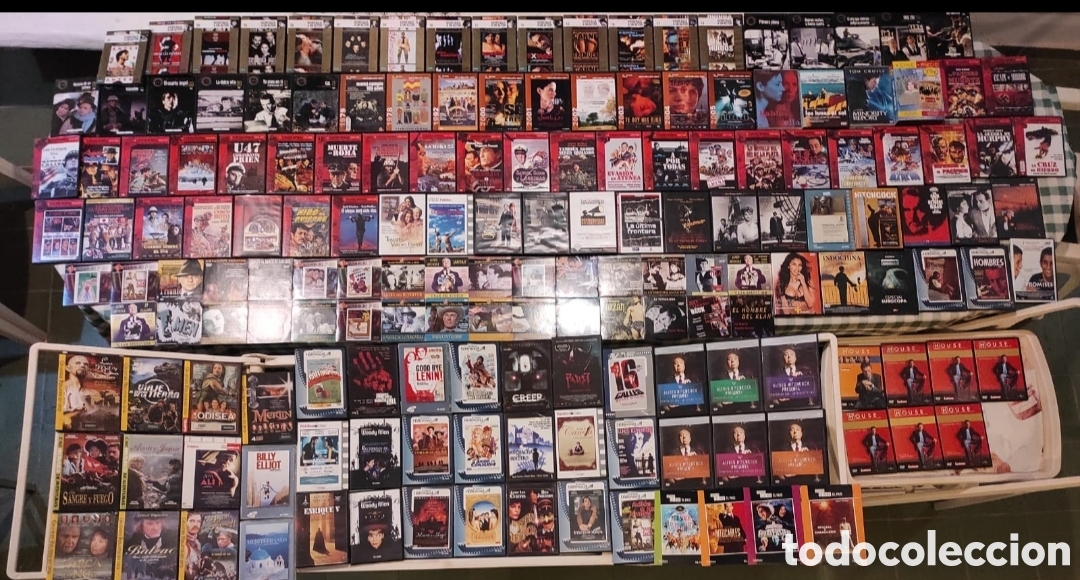 Cine: inmensa colecci&oacute;n de 831 pel&iacute;culas de DVD,s de pel&iacute;culas y CD,s de musica