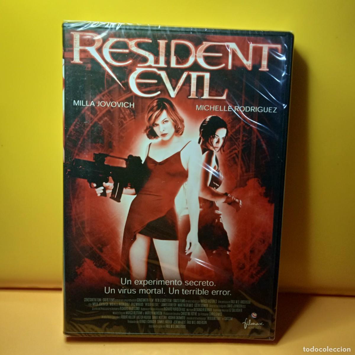 Cine: DVD - RESIDENT EVIL - MILLA JOVOVICH, MICHELLE RODRIGUEZ (TERROR MONSTRUOS)