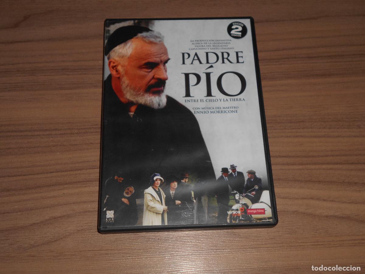 Cine: PADRE PIO ENTRE EL CIELO Y LA TIERRA Edicion Especial 2 DVD Ennio Morricone DISCOS Como NUEVOS
