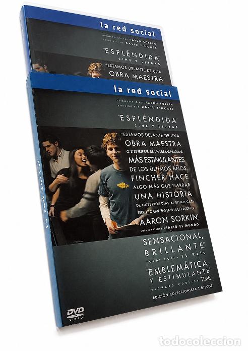 Cine: [DVD EDICION 2 DISCOS]. LA RED SOCIAL. AARON SORKIN. PELICULA. CINE. [CON ESTUCHE PROTECTOR]