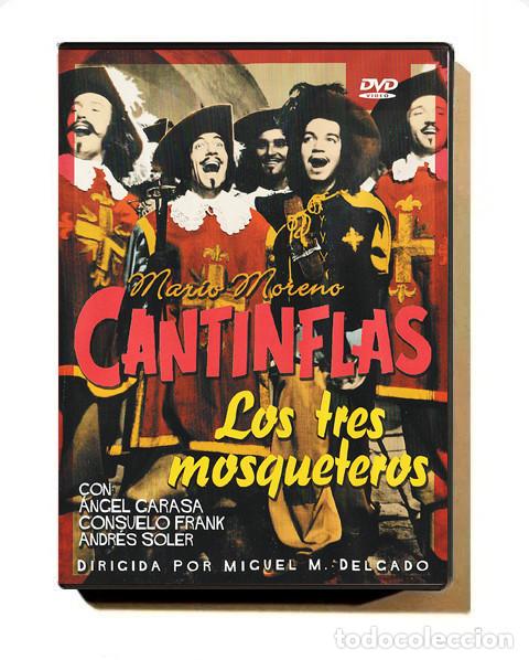 Cine: [DVD]. CANTINFLAS. LOS TRES MOSQUETEROS. CONSUELO FRANK. ANDRES SOLER. PELICULA. CINE.