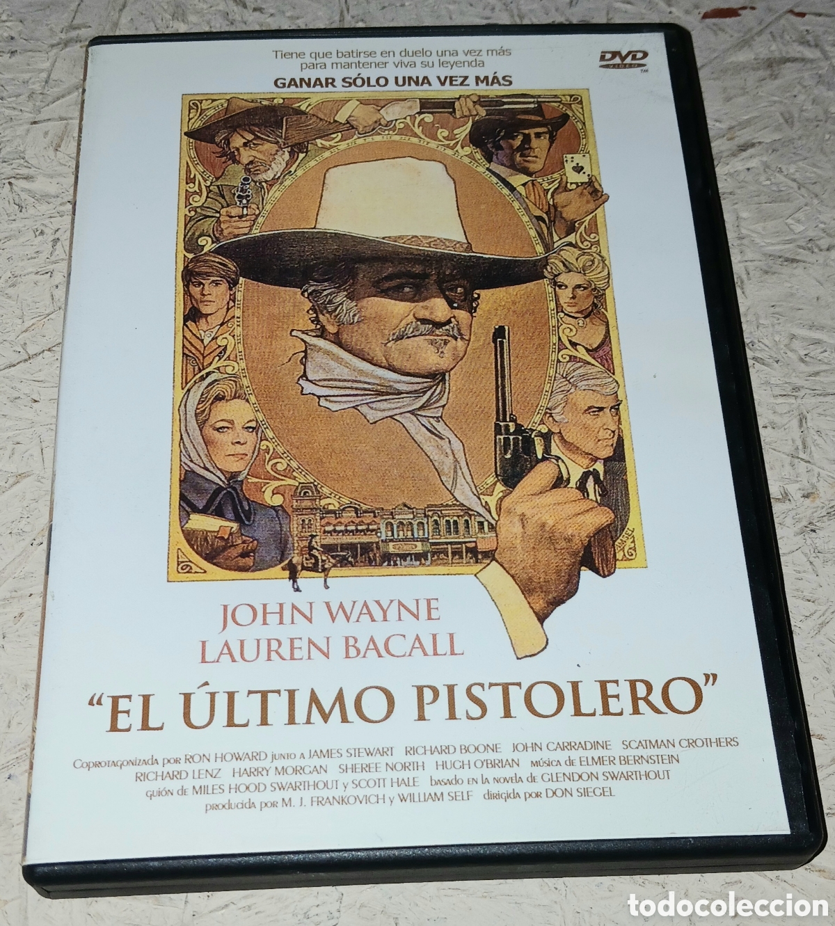 Cine: Pel&iacute;cula DVD El &Uacute;ltimo Pistolero (1976) - John Wayne / Lauren Bacall - Cine Western
