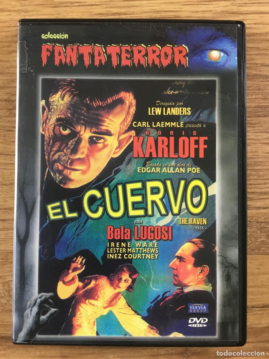 Cine: EL CUERVO - LEW LANDERS - BORIS KARLOFF & BELA LUGOSI - ESPA&Ntilde;OL CASTELLANO.