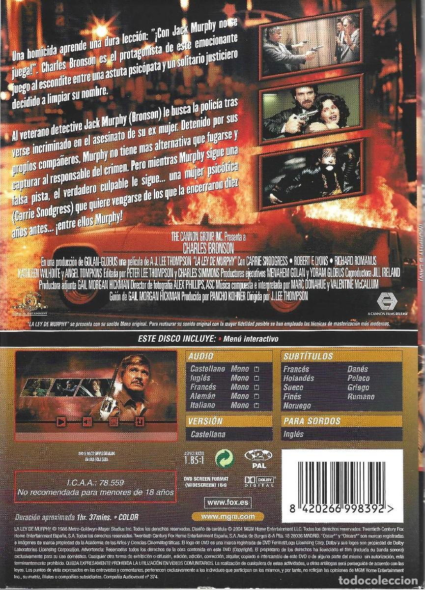 Cine: LA LEY DE MURPHY CHARLES BRONSON - Foto 2