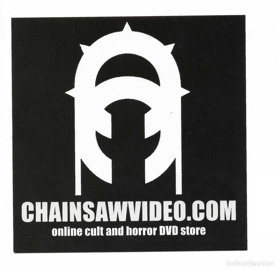 Cine: PEGATINA ADHESIVO DE CHAINSAWVIDEO.COM TIENDA ONLINE DE CINE DE CULTO