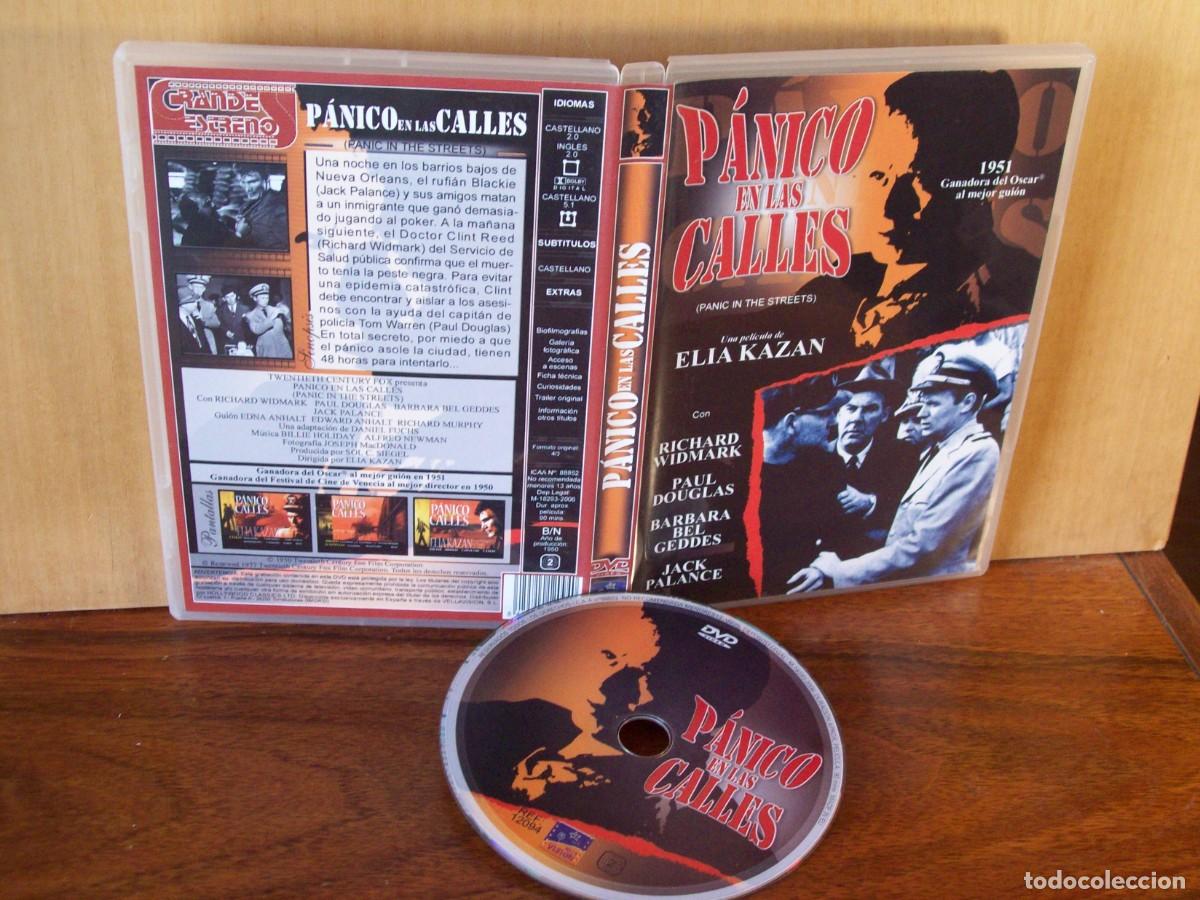 Cine: PANICO EN LAS CALLES - RICHARD WIDMARK - PAUL DOUGLAS - JACK PALANCE - DVD EN BLANCO Y NEGRO