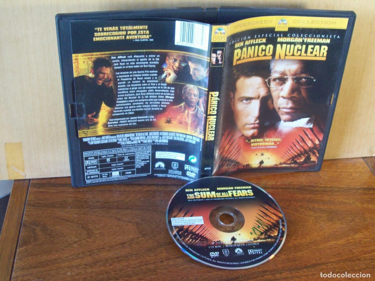 Cine: PANICO NUCLEAR - BEN AFFLECK - MORGAN FREEMAN - DVD EDICION ESPECIAL COLECCIONISTAS