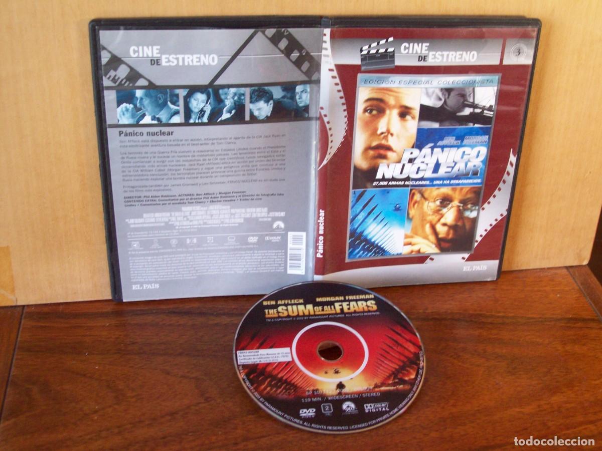 Cine: PANICO NUCLEAR - BEN AFFLECK - MORGAN FREEMAN - DVD CAJA FINA EDICION ESPECIAL COLECCIONISTAS
