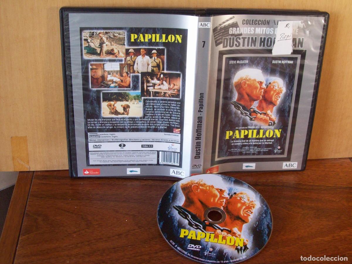 Cinema: PAPILLON - DUSTIN HOFMAN - STEVE McQUEEN - DVD EDICION PERIODICO ABC