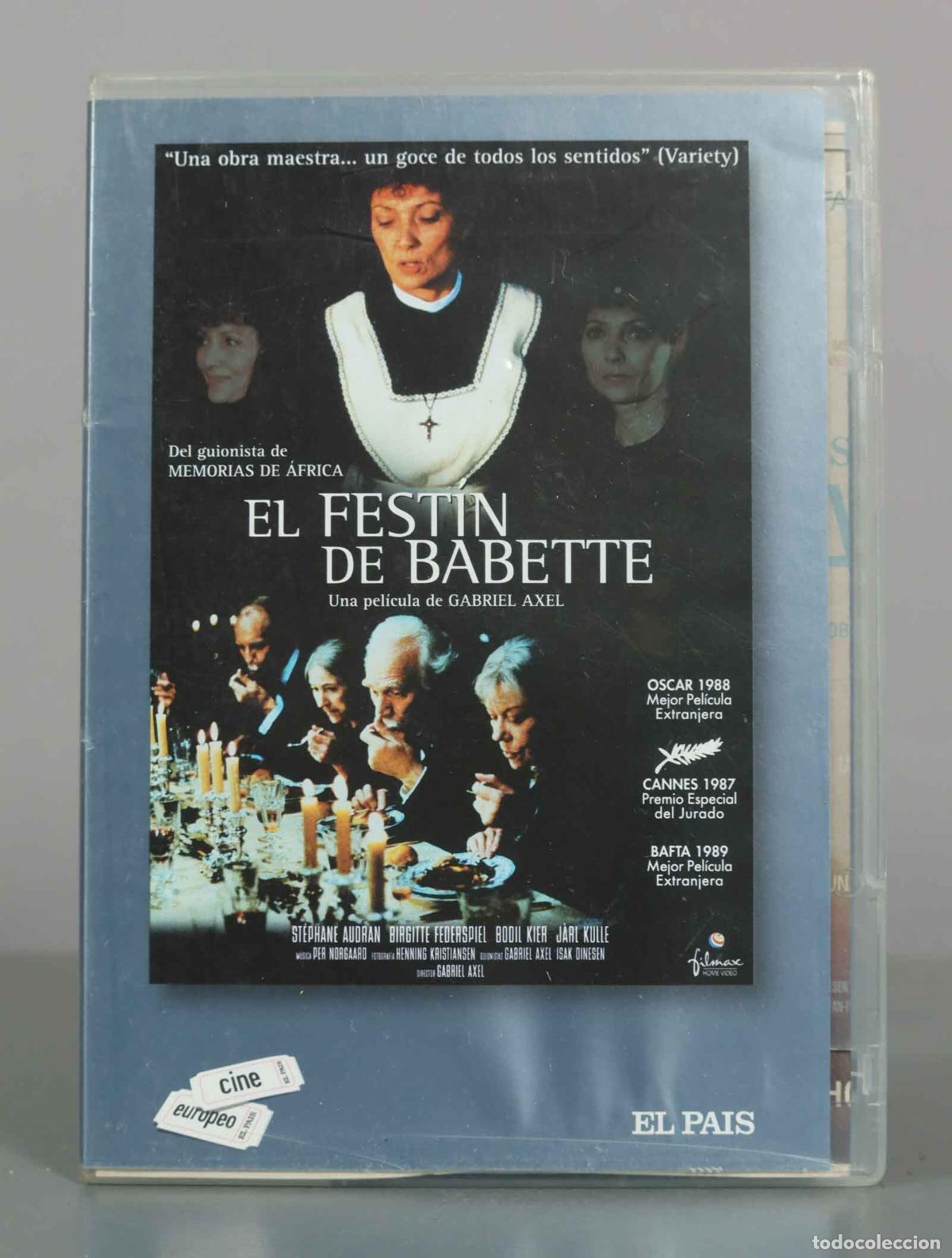 Cine: DVD. El Fest&iacute;n de Babette - Gabriel Axel, St&eacute;phane Audran, Birgitte Federspiel, Bodil Kjer, Jarl Ku