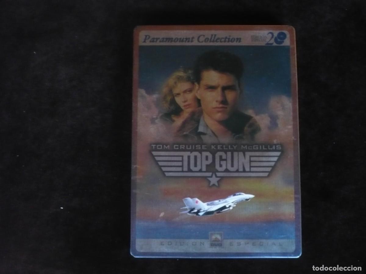 Cine: top gun - edicion especial 2 discos en caja metalica - dvd como nuevos
