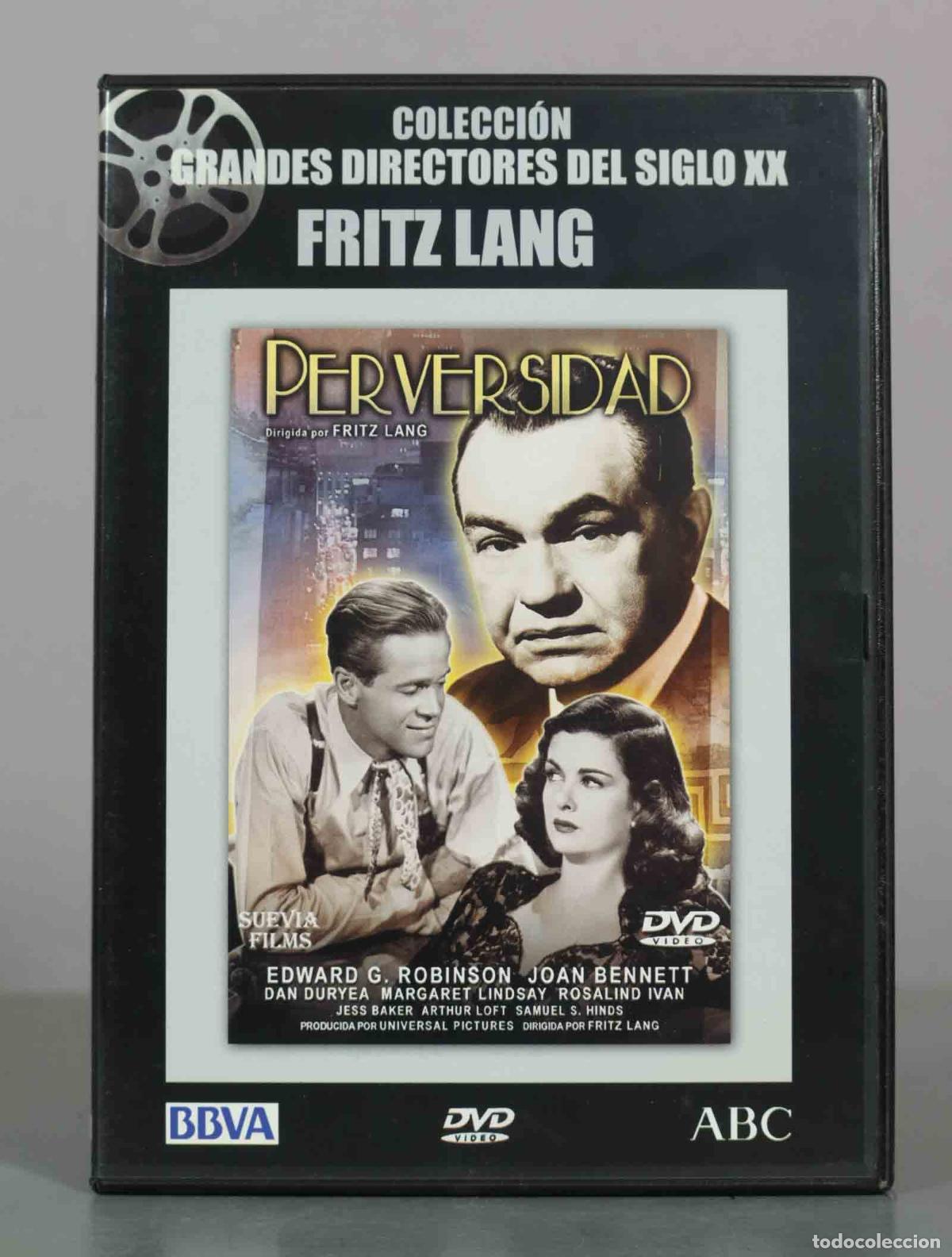 Cine: DVD. Perversidad - Fritz Lang, Edward G. Robinson, Joan Bennett, Dan Duryea