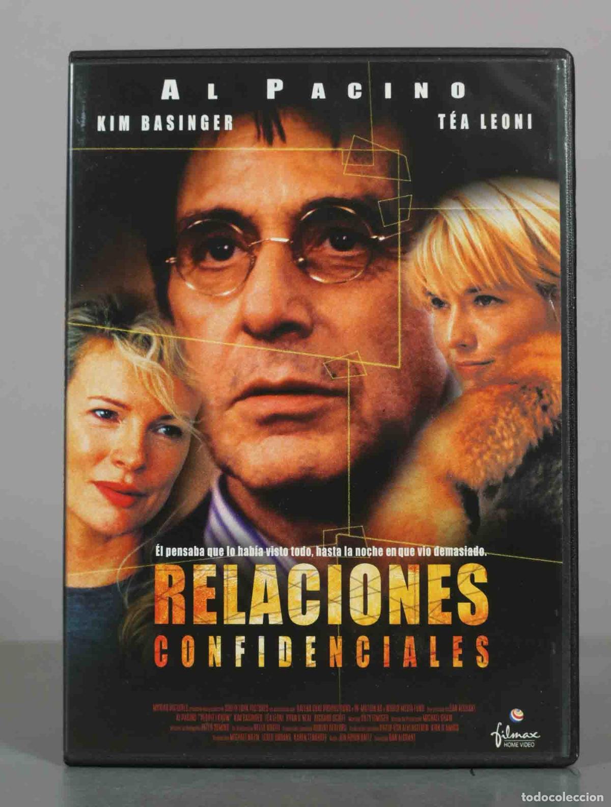 Cine: DVD. Relaciones confidenciales - Al Pacino, Kim Basinger, T&eacute;a Leoni