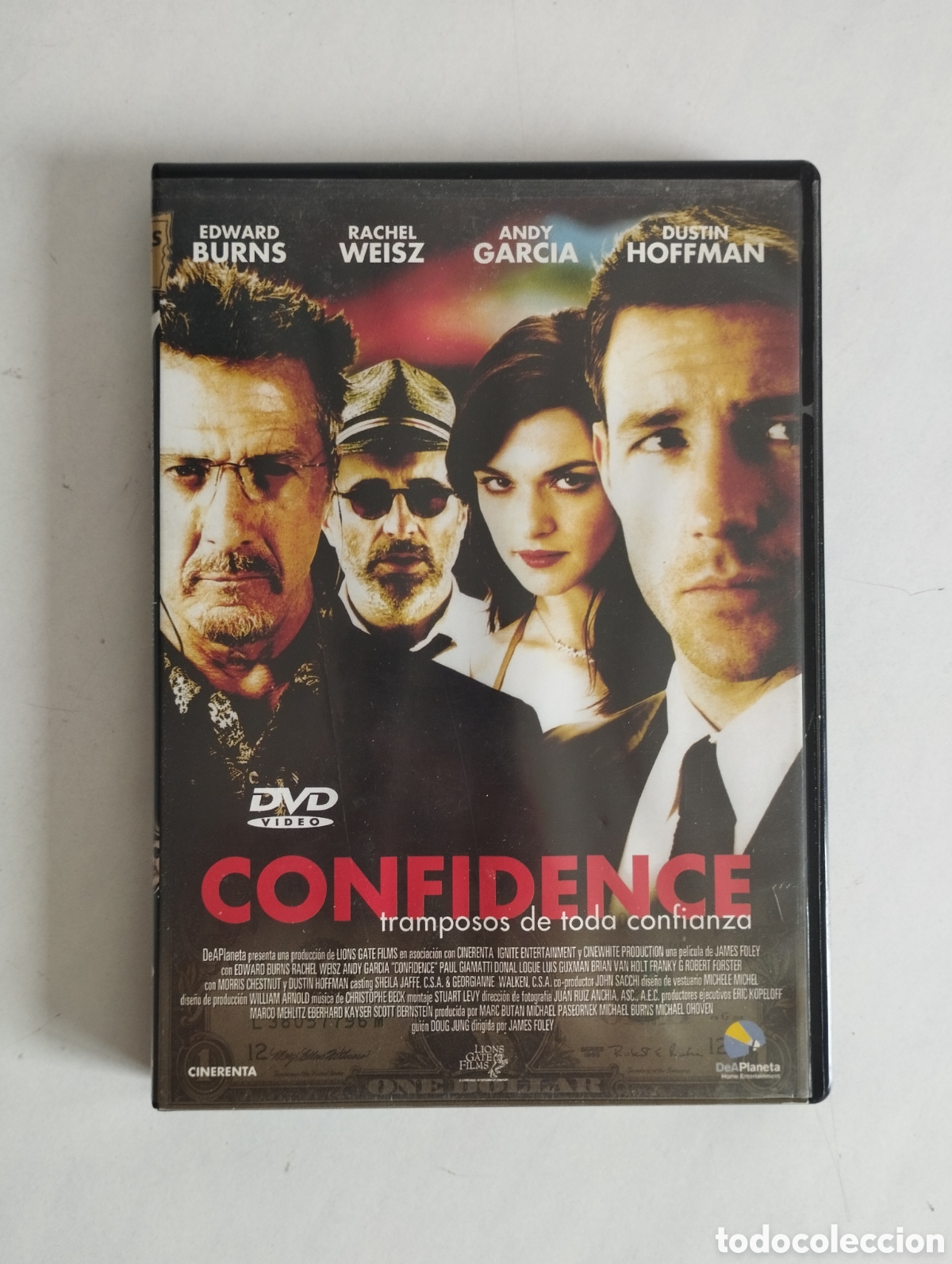 Cine: PELICULA DVD CONFIDENCE