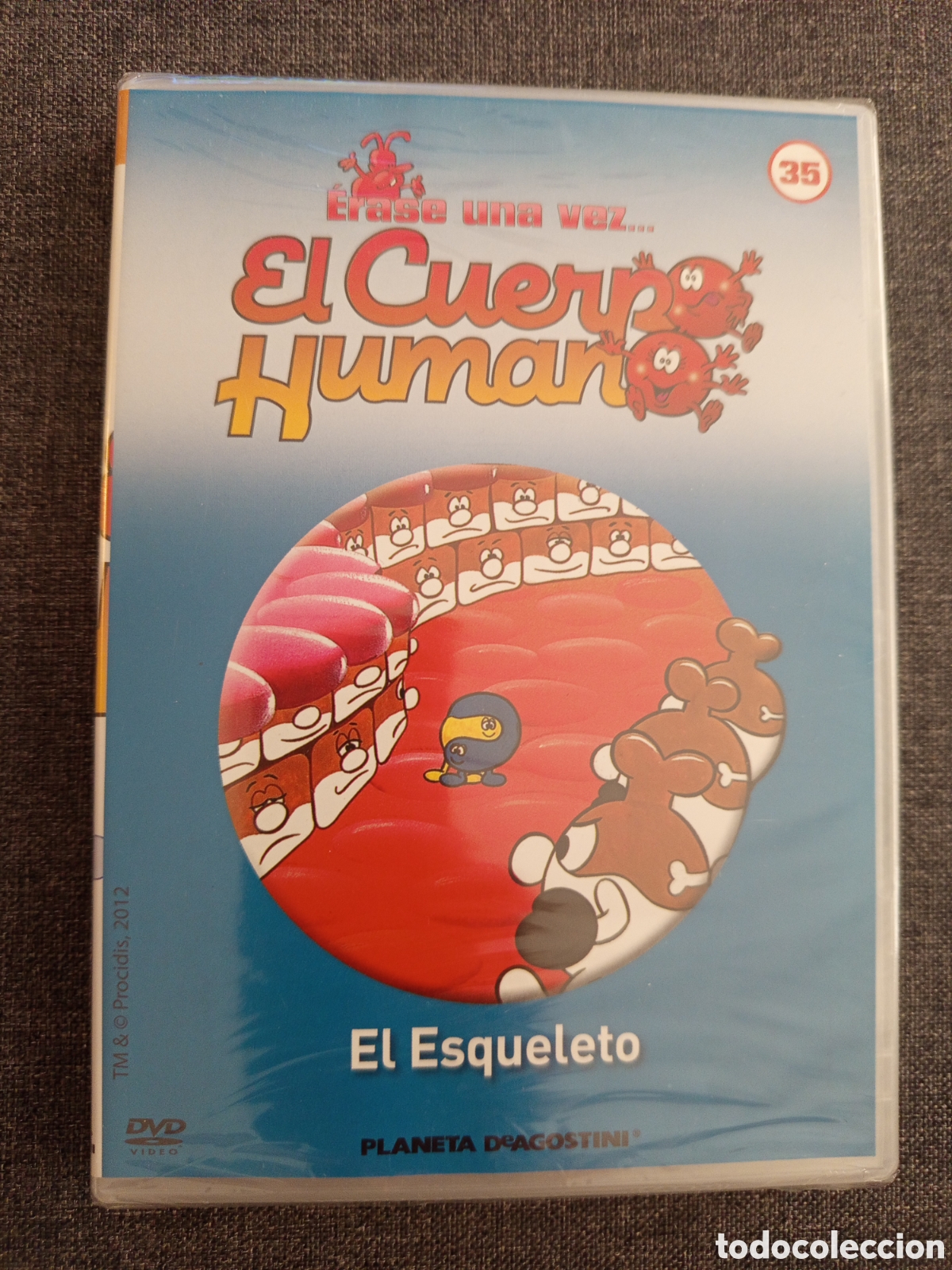 Cine: EL ESQUELETO (ERASE UNA VEZ... EL CUERPO HUMANO N&deg; 35) DVD PRECINTADO