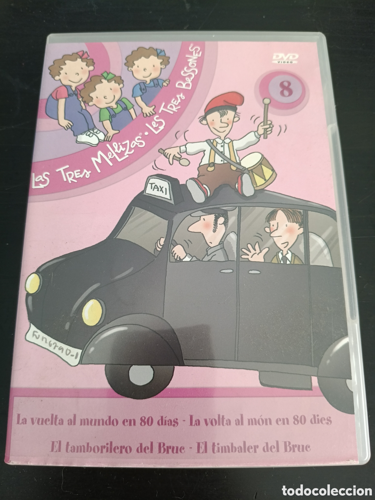 Cine: Les tres bessones DVD 8. Las tres mellizas. La vuelta al mundo en 80 d&iacute;as. El timbaler del bruc