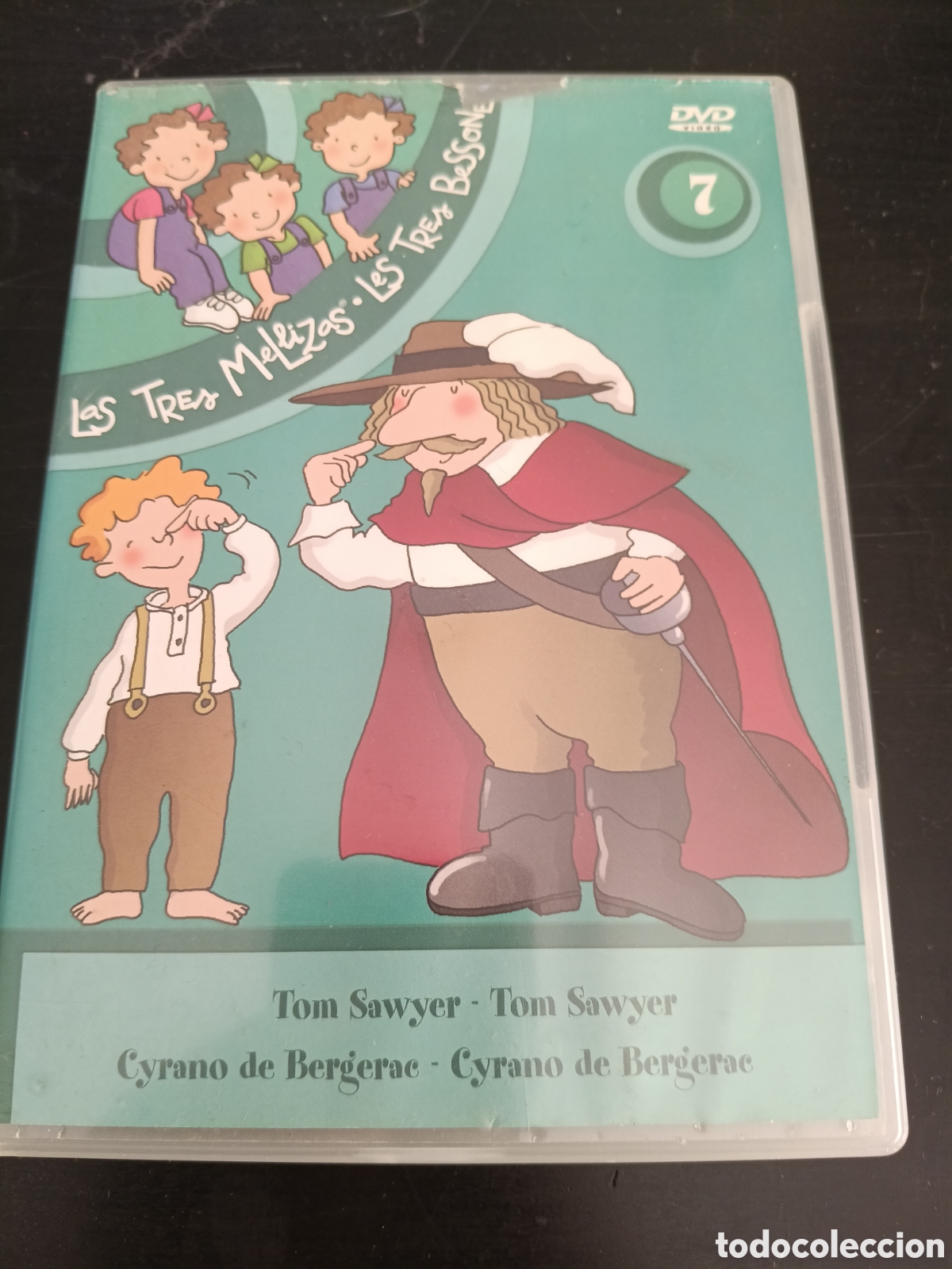 Cine: Les tres bessones DVD 7. Tom Sawyer. Cyrano de Bergerac
