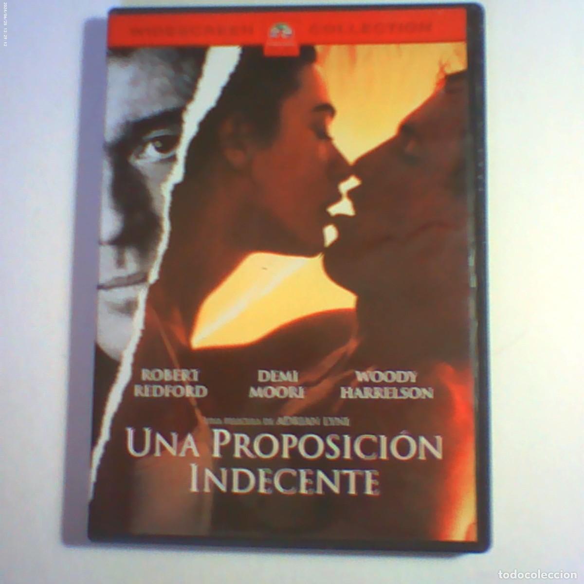 Cine: dvd una proposici&oacute;n indecente. robert redford. demi moore. 105 min (buen estado)