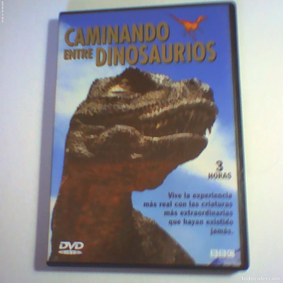Cinema: dvd caminado entre dinosaurios. BBC 180 min (seminueva)