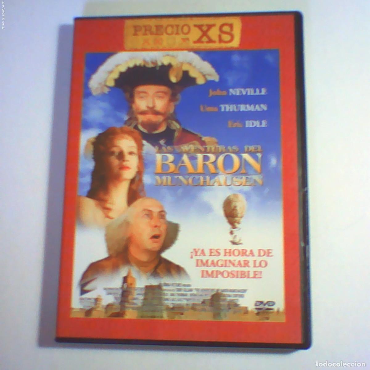 Cine: dvd las aventuras del bar&oacute;n munchausen. john neville. uma thurman. 121 min (seminuevo)