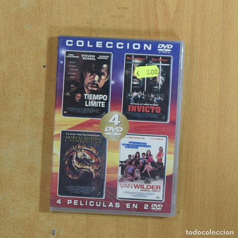Cinema: TIEMPO LIMITE / INVICTO / MORTAL KOMBAT CONQUEST / VAN WILDER - DVD