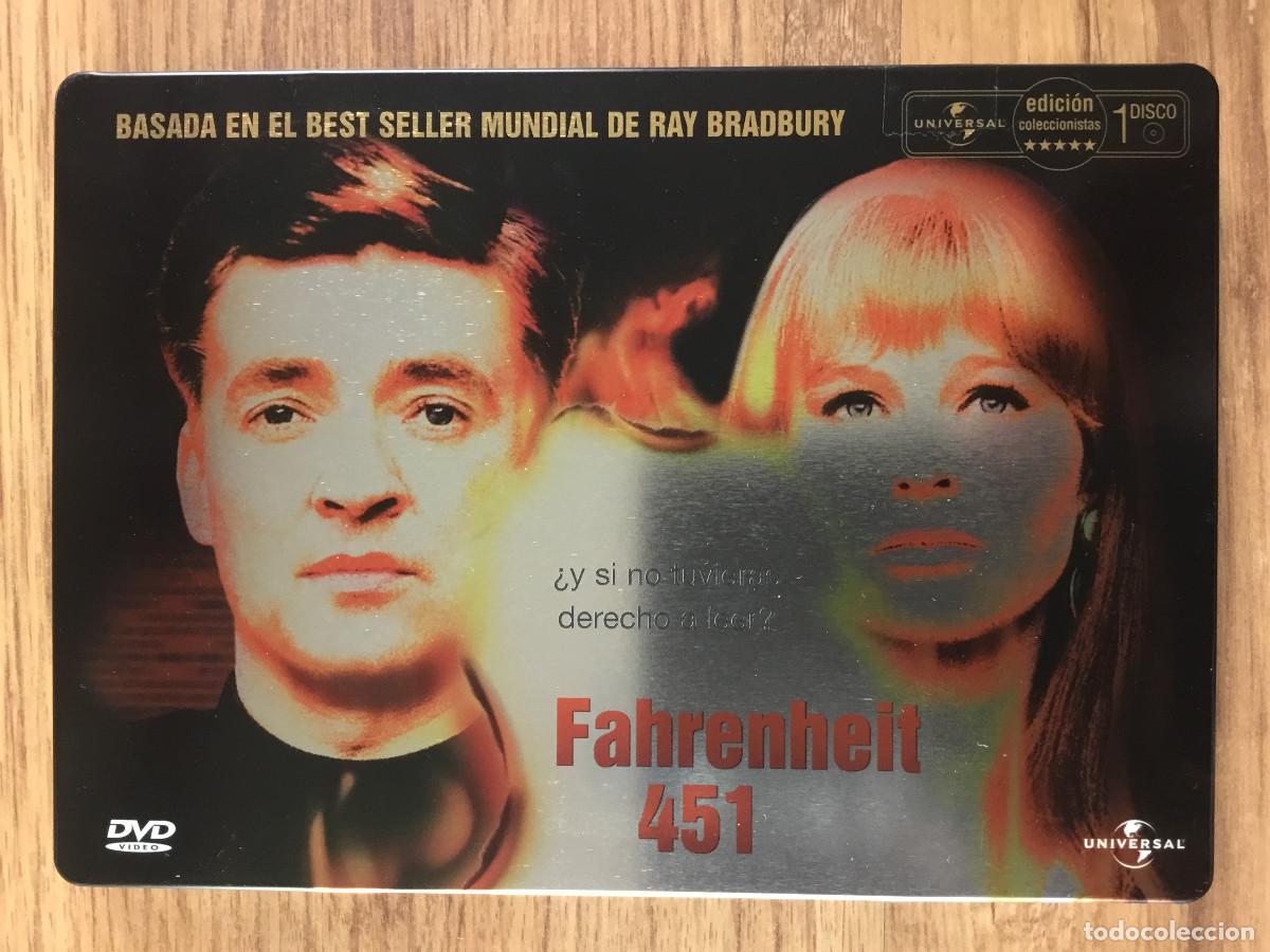 Cine: FAHRENHEIT 451 - EDICI&Oacute;N COLECCIONISTA STEELBOOK CAJA MET&Aacute;LICA - DVD + LIBRETO SOBRE LA PEL&Iacute;CULA