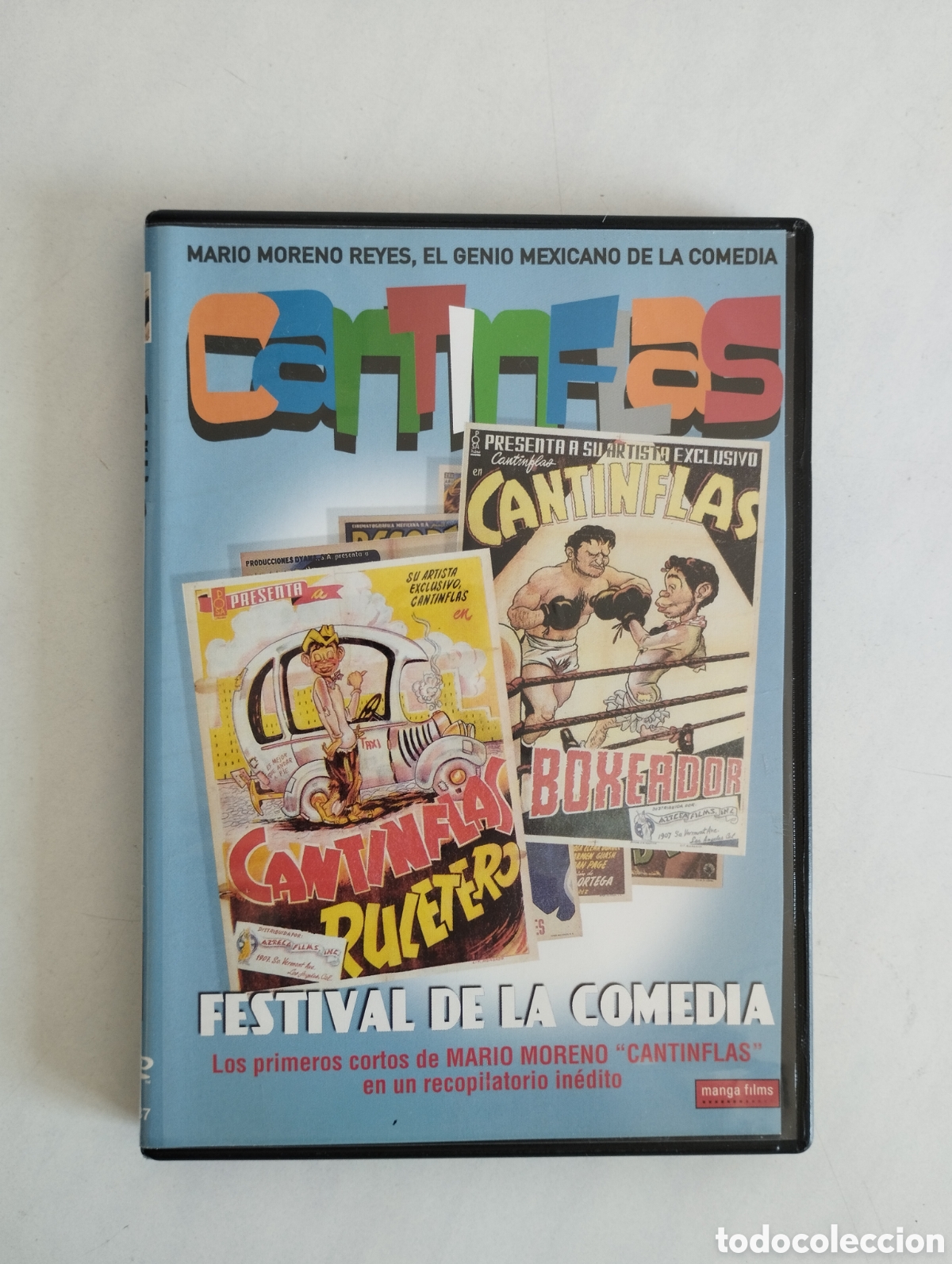 Cine: PELICULA DVD CANTINFLAS FESTIVAL DE LA COMEDIA (2 PRIMEROS CORTOS)