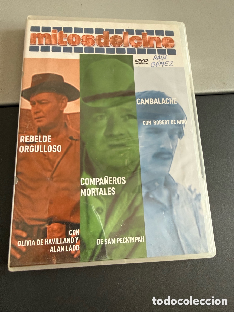 Cine: DVD. MITOS DEL CINE. 3 Pel&iacute;culas