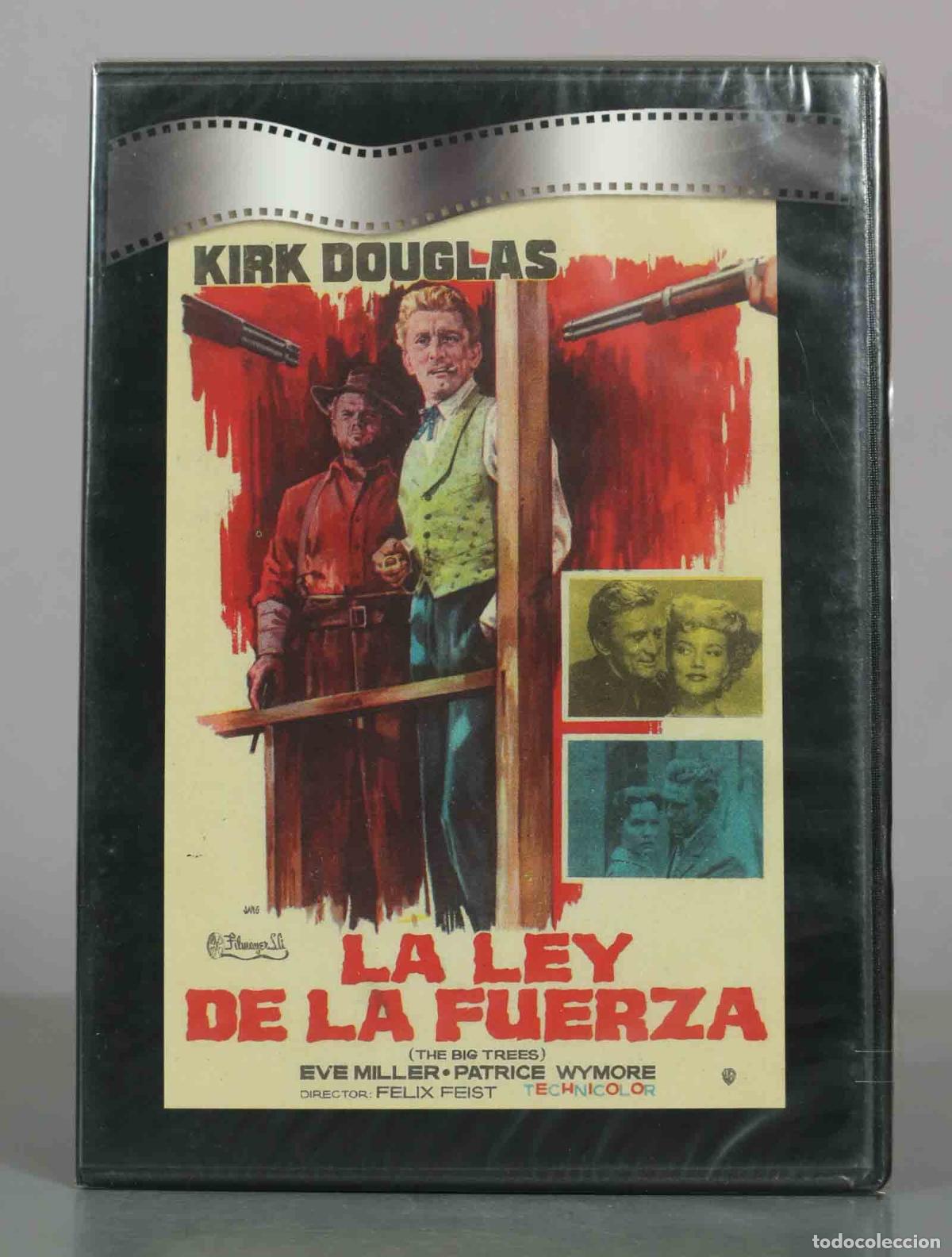 Cine: DVD. La ley de la fuerza - Felix Feist, Kirk Douglas, Eve Miller, Patrice Wymore PRECINTADO