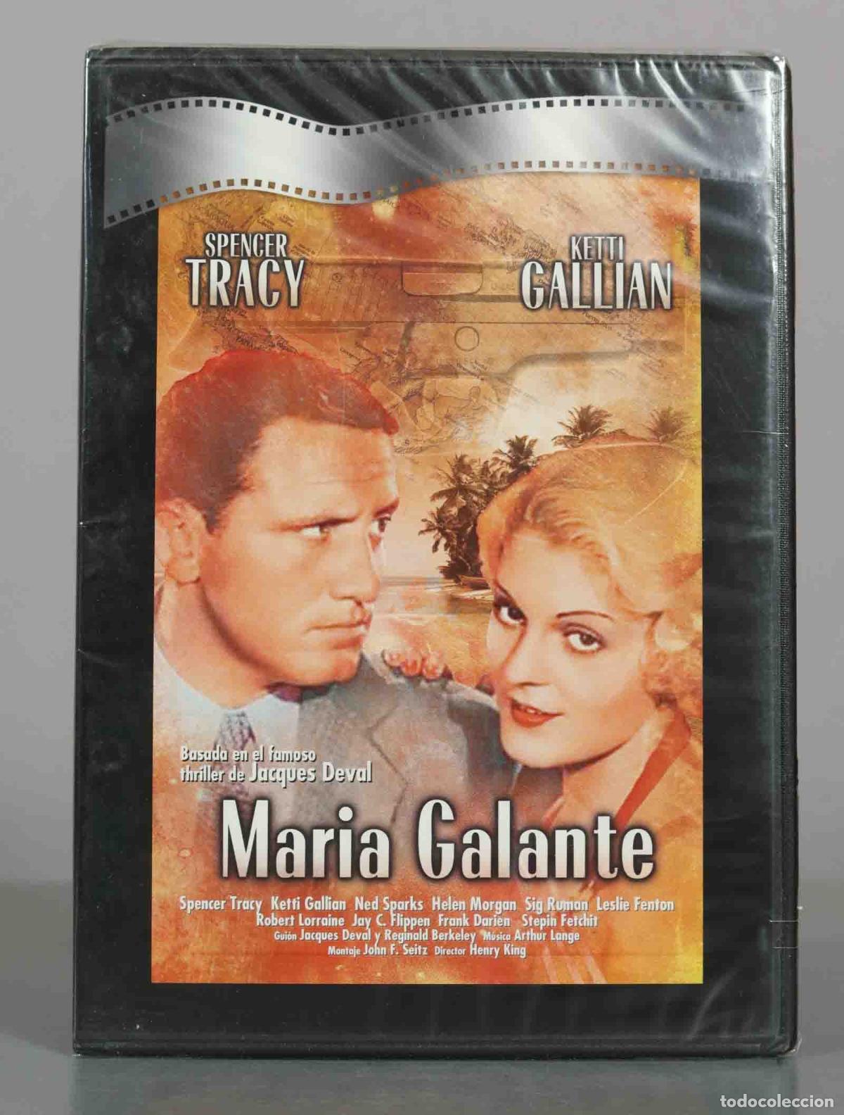 Cin&eacute;ma: DVD. Mar&iacute;a Galante - Henry King, Spencer Tracy, Ketti Gallian PRECINTADO