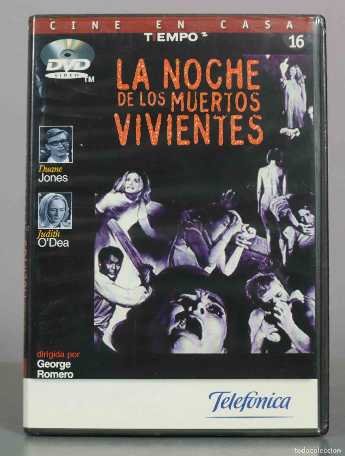 Cine: DVD. La Noche de los Muertos Vivientes - George Romero, Duane Jones, Judith O&acute;Dea PRECINTADO